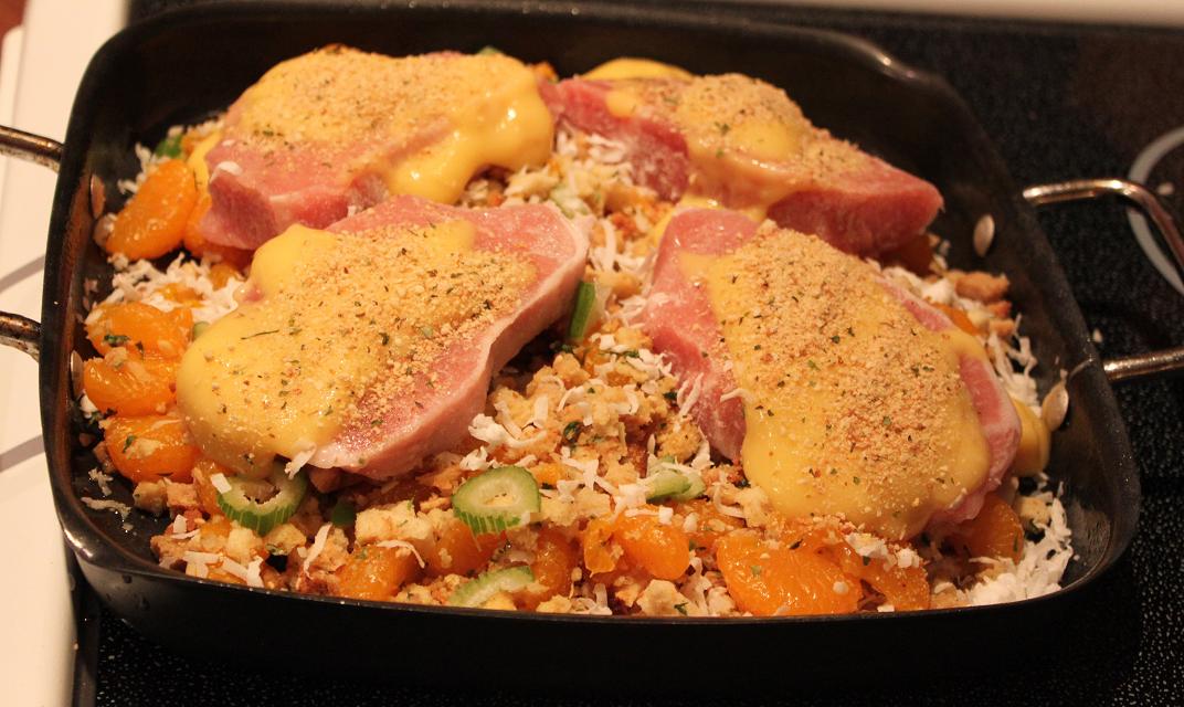 Baked Pork Loin Chops with Mandarin Orange Stuffing | What ...