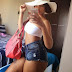 Tanzanian Socialite, Masogange - Jeans Hotpant