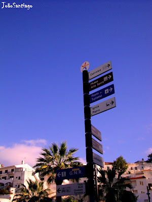 policia placas direçao albufeira praia algarve allgarve museu palmeiras