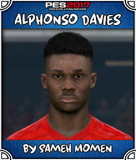 PES 2017 Faces Alphonso Davies by Sameh Momen