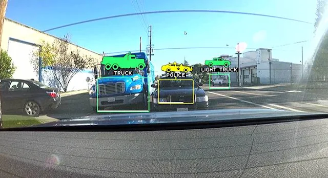 Image Attribute: Nvidia's self-driving car software ... picking out what's on the road / Source: NVIDIA