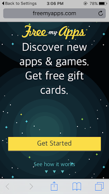شرح برنامج Free My Apps لربح بطاقات قوقل بلي وآيتونز وبطاقات فيزا وامازون مجانا