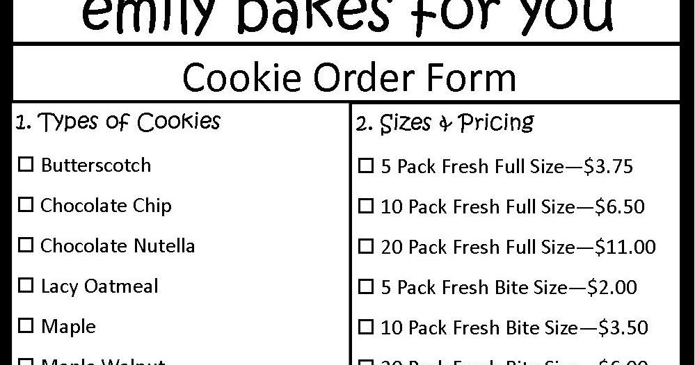 Cookie+Order+Form