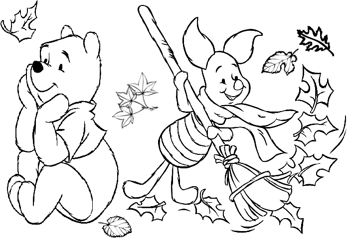 Free Fall Coloring Pages 10