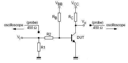 Philips 2N2222 NPN Switching Transistors Datasheet and Circuit for Switching Times