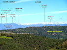 La Serra d'Ensija i el Cadí des del Turó de la Creu de Gurb