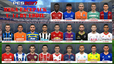 PES 2017 Facepack vol 14 by Eddie Facemaker