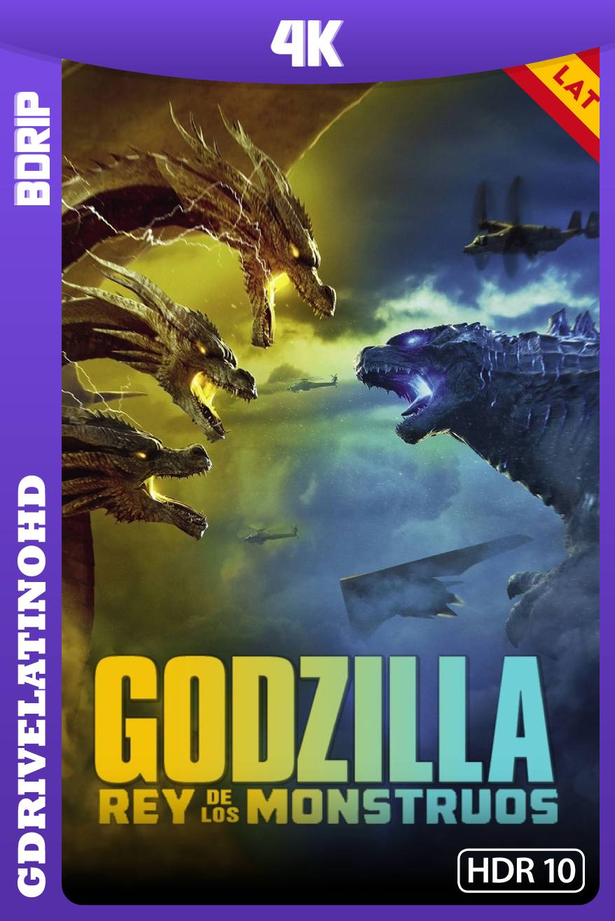 Godzilla: Rey De Los Monstruos (2019) BDRip 4K HDR10 Latino-Ingles