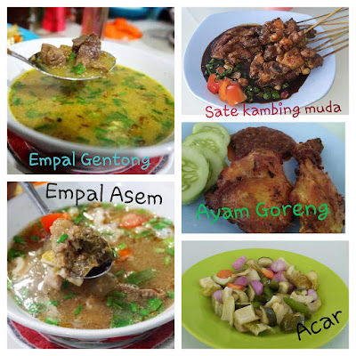 Menu khas kuliner Cirebon di rm AMARTA  ,Empal Gentong Empal Asem Sate Kambing muda alt