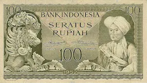100 Rupiah 1952 (Kebudayaan)