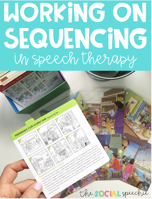 Targeting Sequencing + WH Questions in Speech Therapy