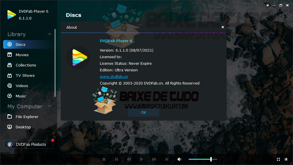 DVDFab Player Ultra v6.1.1 + Activador