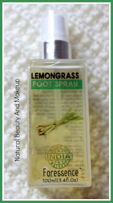 The Nature’s Co Lemongrass Foot Spray Review on the blog Natural Beauty And Makeup