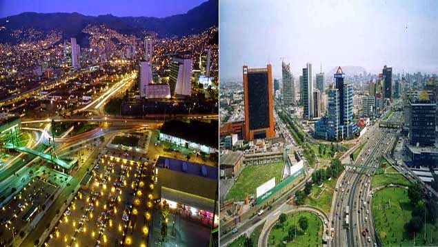 Medellín y Lima, las dos ciudades de América Latina que más crecieron en 2014.