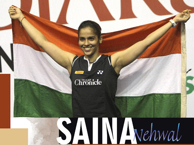 Saina Nehwal smiling