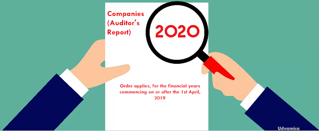 Companies (Auditor's Report) Order, 2020