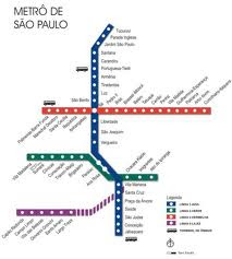 Calcular rota de trem e metrô em São Paulo