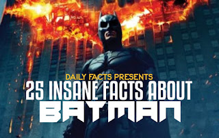 25 Insane Facts About Batman. Interesting Facts about the batman. Batman movie facts