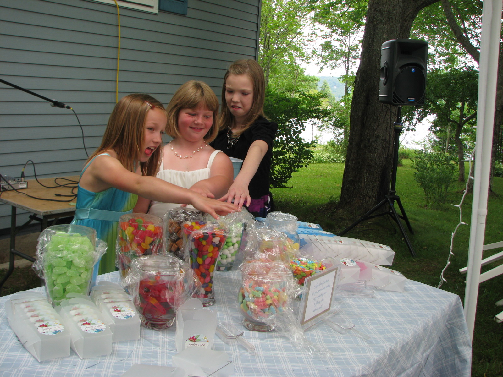 diy wedding sweet buffet