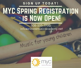 Register Now: Spring Music for Young Children session at Encore Music