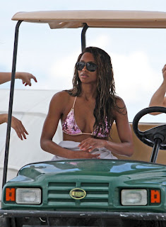 Ciara Pink Bikini Photos