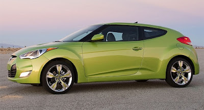 Hyundai Veloster Green Color Photos