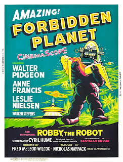 FORBIDDEN PLANET. Estados Unidos. Poster. PLANETA PROHIBIDO. Forbidden Planet. 1956. Estados Unidos. Dirección: Fred McLeod Wilcox. Reparto: Walter Pidgeon, Anne Francis, Leslie Nielsen, Warren Stevens, Jack Kelly, Richard Anderson, Earl Holliman, George Wallace.