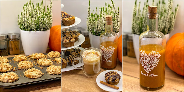 Coś dla dyniowych miłośników. Pumpkin spice latte z dyniowymi muffinami! Dyniowy zawrót głowy