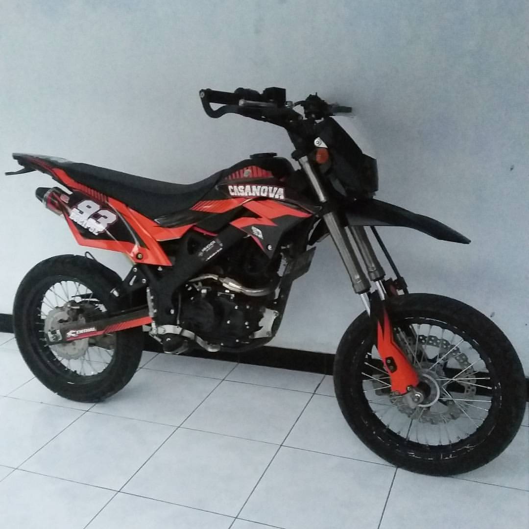 80 Foto Modifikasi Motor Trail Kawasaki KLX 150 Supermoto