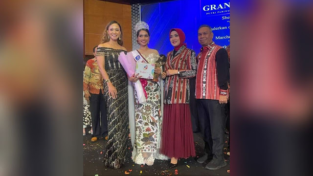 Martina Monika Rumlaan Raih Juara Runner Up 2 Putri Pariwisata Indonesia Tahun 2022