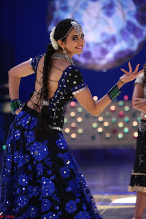 Rakul Preet Singh dance in Blue and yellow choli HD Pics from Movie Winner 002.jpg