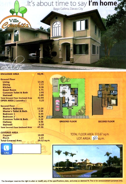 Villa Conchita, Bago Gallera, Davao City - Selene house