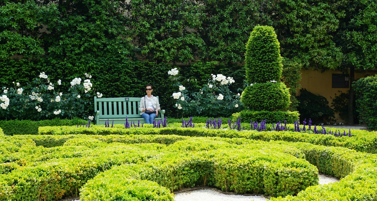 Garden in Hotel de Caumont Aix