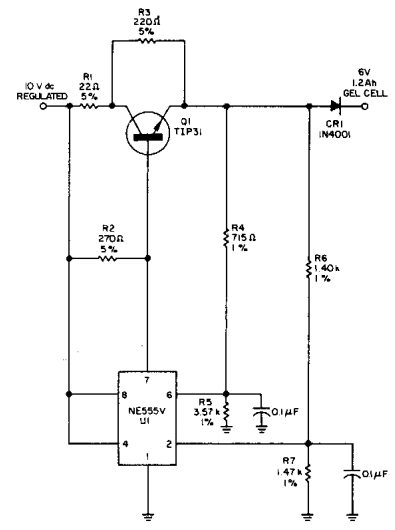 Build a Single cell Charger Circuit Diagram