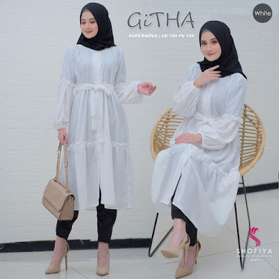 GITHA TUNIK - Baju Muslim Gaya