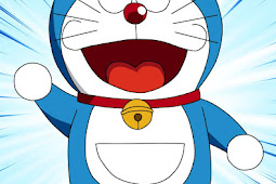 Gambar Doraemon Lagi Berdiri Tegak