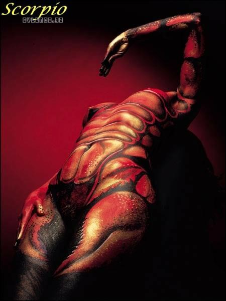 Scorpio Body Paint