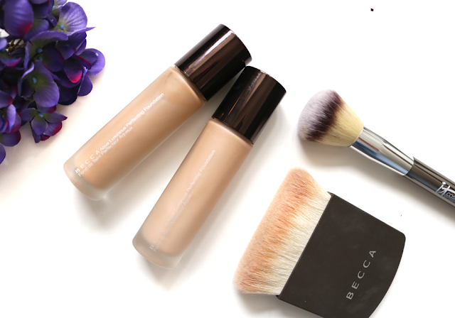 Becca Aqua Luminous Perfecting Foundation Review and Swatch