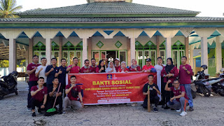 Jajaran Pegawai Rutan Kelas IIB Pangkep Gelar Bakti Sosial di Mesjid Mattampa