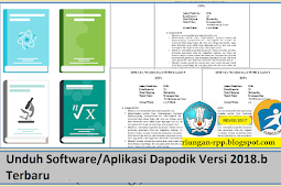 Unduh Software/Aplikasi Dapodik Versi 2018.b Terbaru