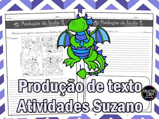 Produção de texto dragão EM PDF