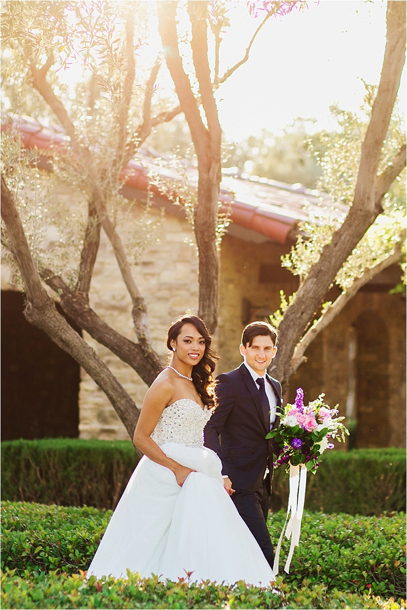 Orange County Elegant Bride and Groom Portraits