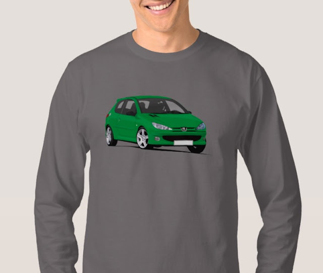 Peugeot 206 GTi  RC shirts - voiture