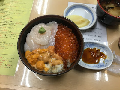 きくよ食堂 うに・いくら・ほたて丼