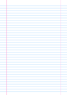 Download lined paper to print on A4 free