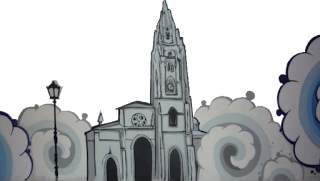 Resultado de imagen de dibujo catedral oviedo