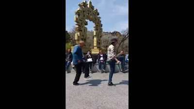 Dancing Chinese Grandpa