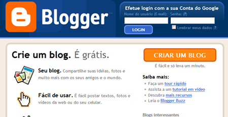 Home do Blogger