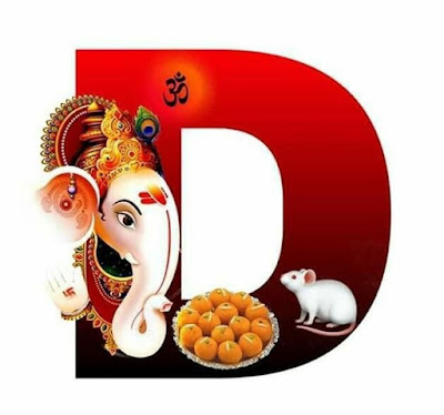 Lord Ganesh alphabet D