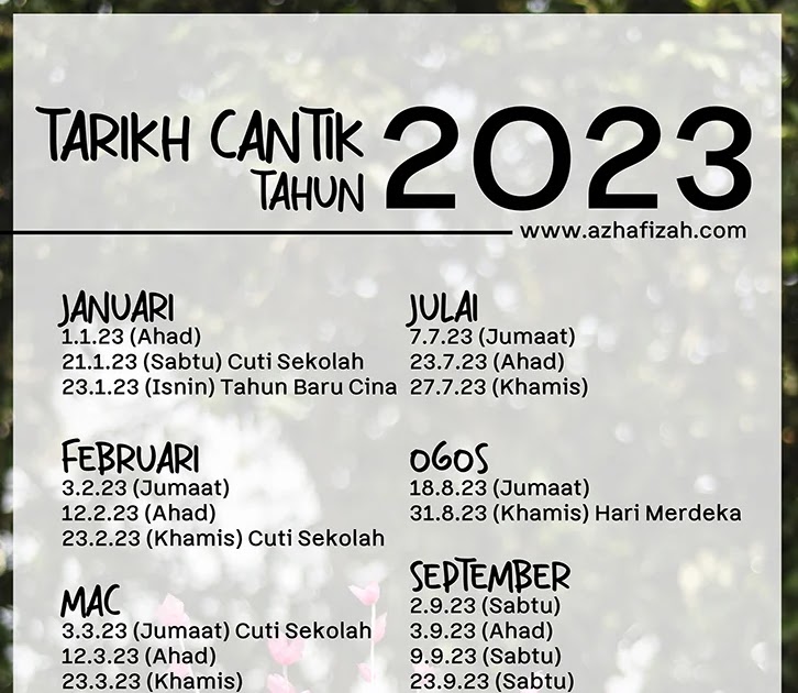 Tanggal Baik untuk Menikah 2023 Menurut Islam: Panduan Lengkap